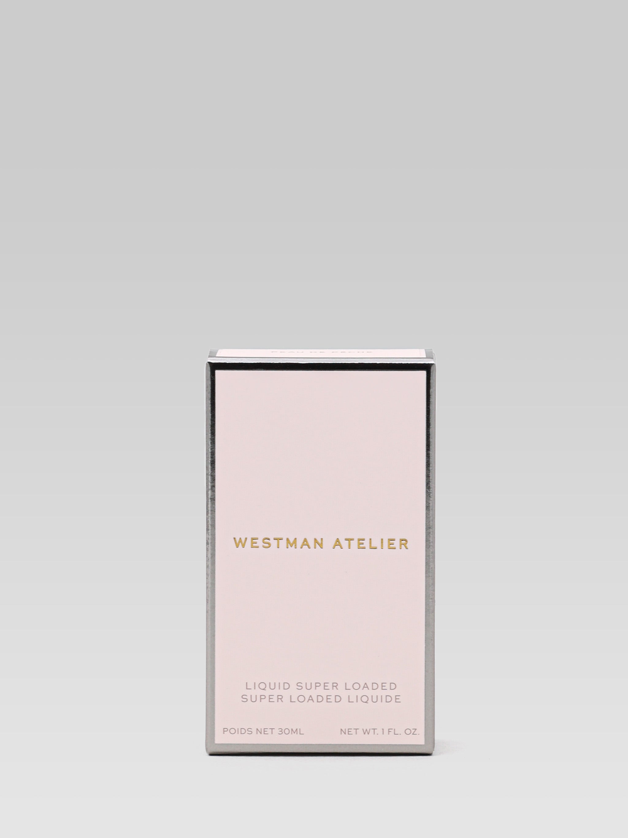 Westman Atelier Liquid Super Loaded Sheer Illuminator light pink packaging