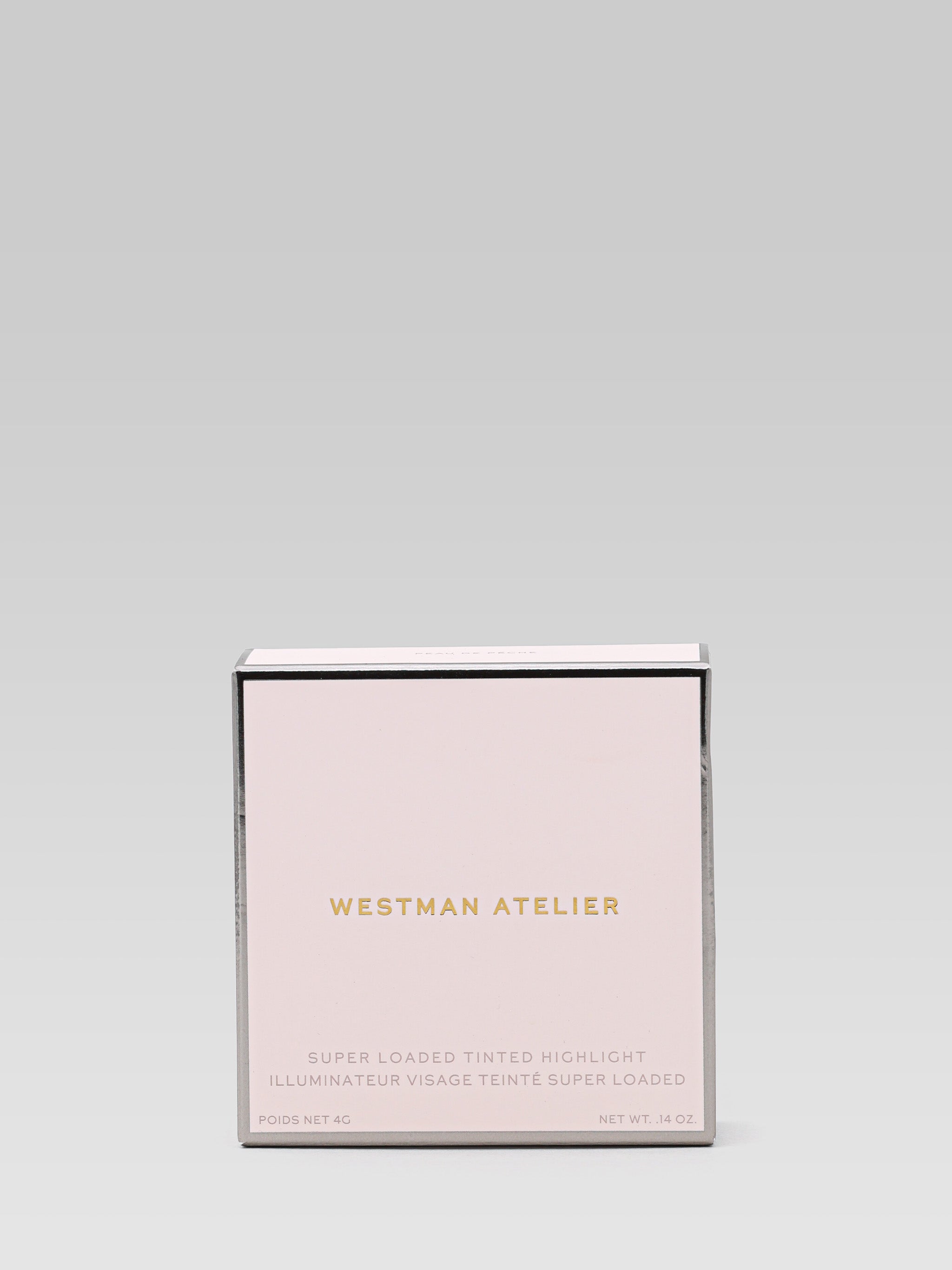 Westman Atelier Super Loaded Tinted Highlight ligh pink packaging