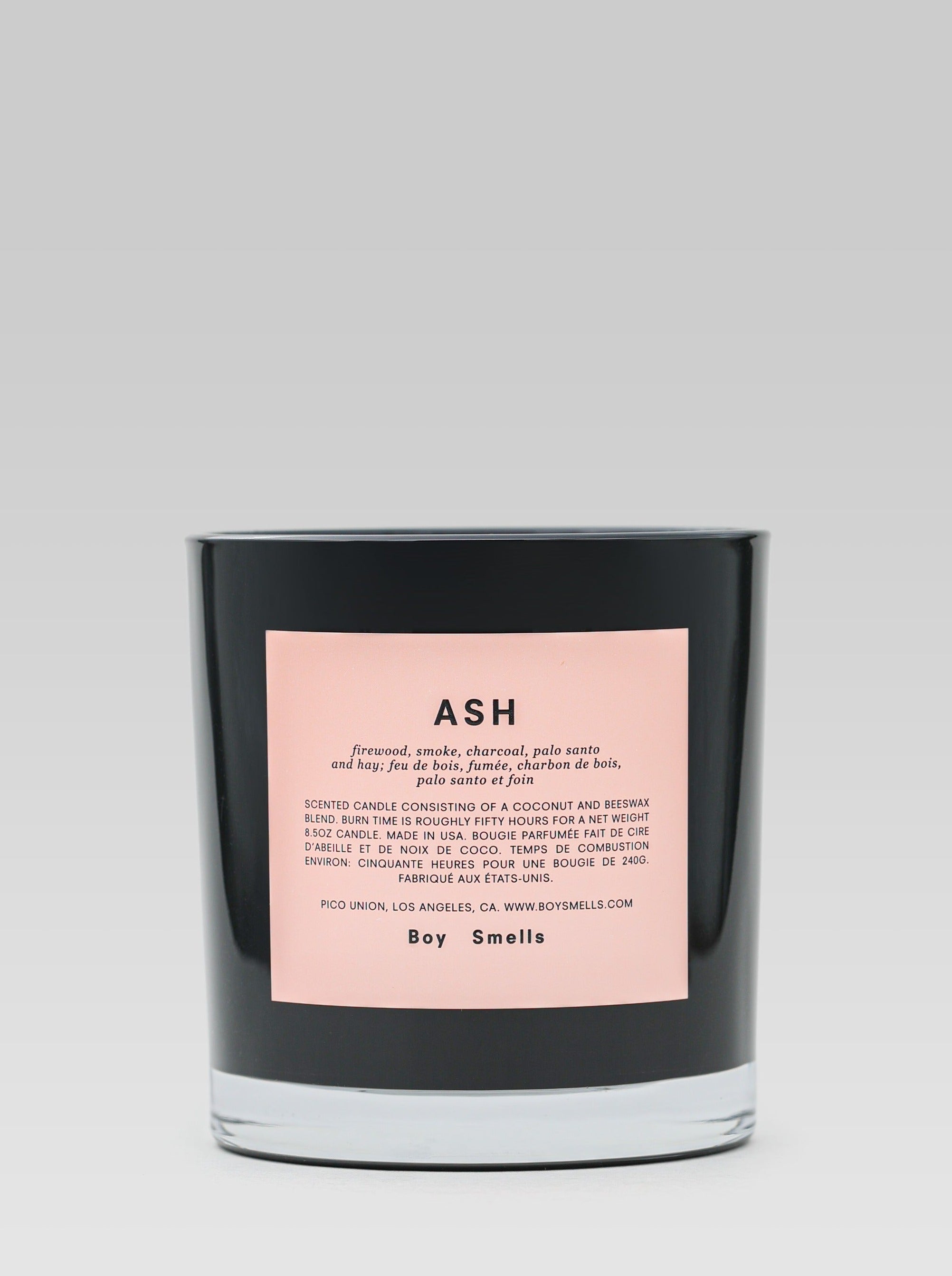 Boy Smells Ash Candle product shot