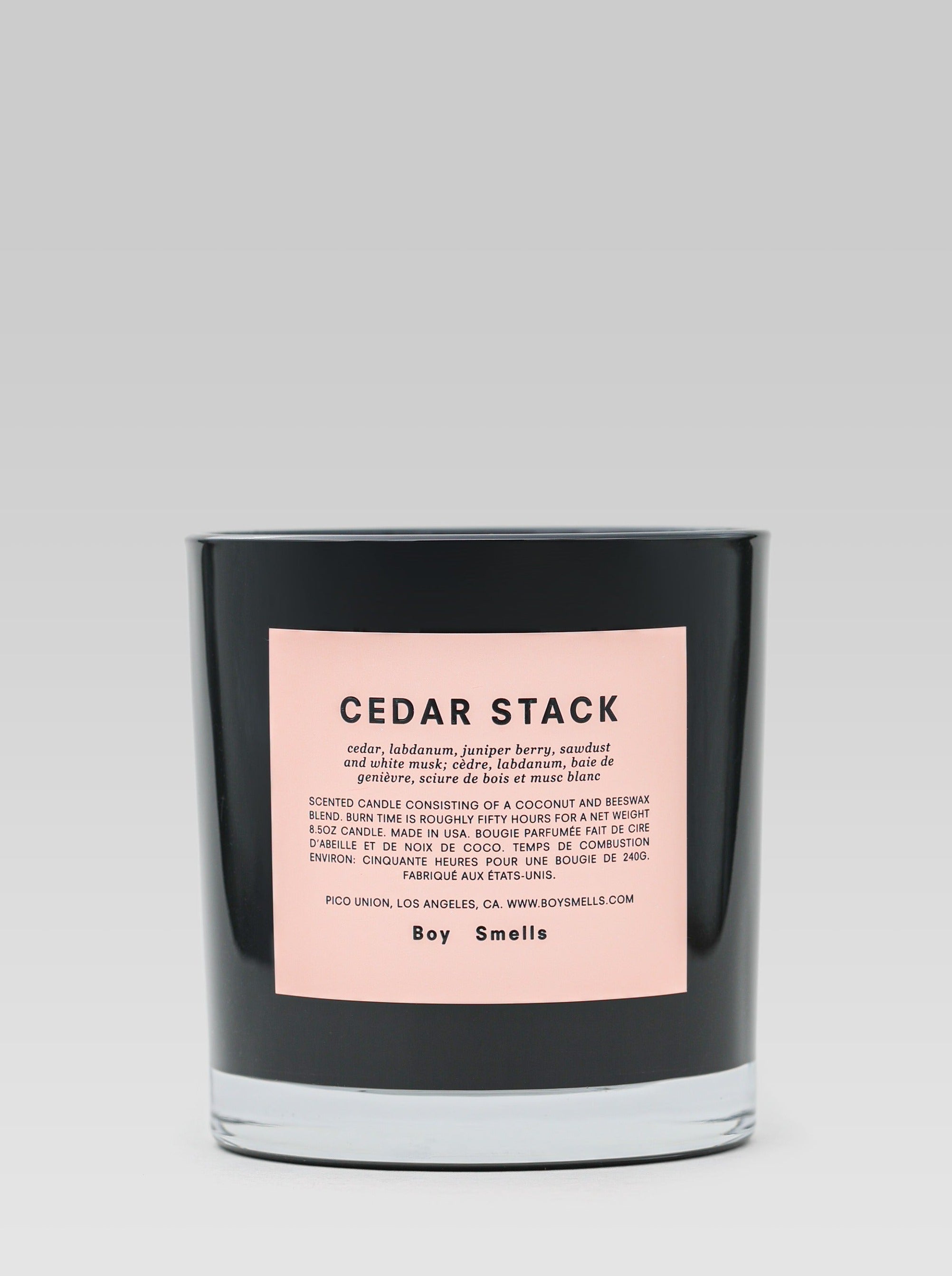 Boy Smells Cedar Stack Candle product shot
