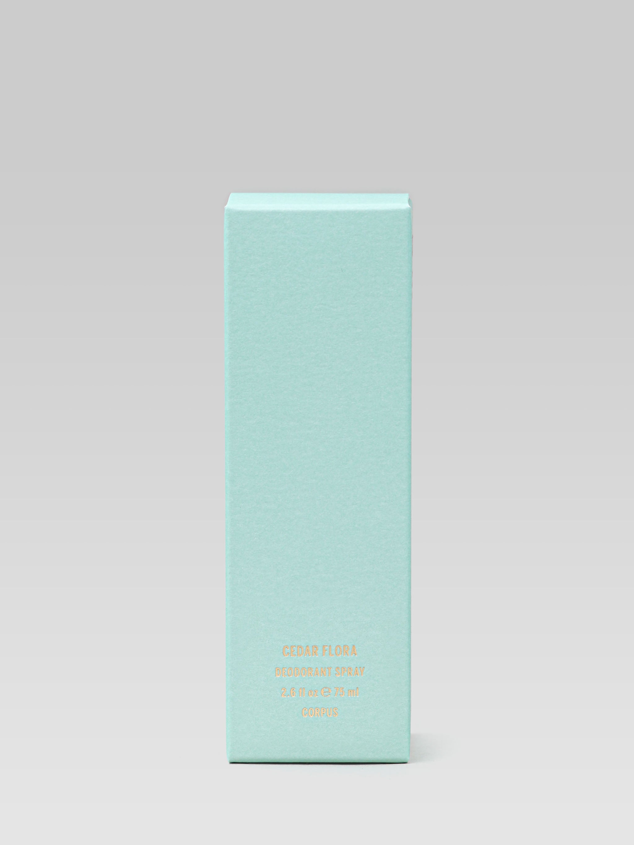 CORPUS Deodorant Spray Cedar Flora packaging