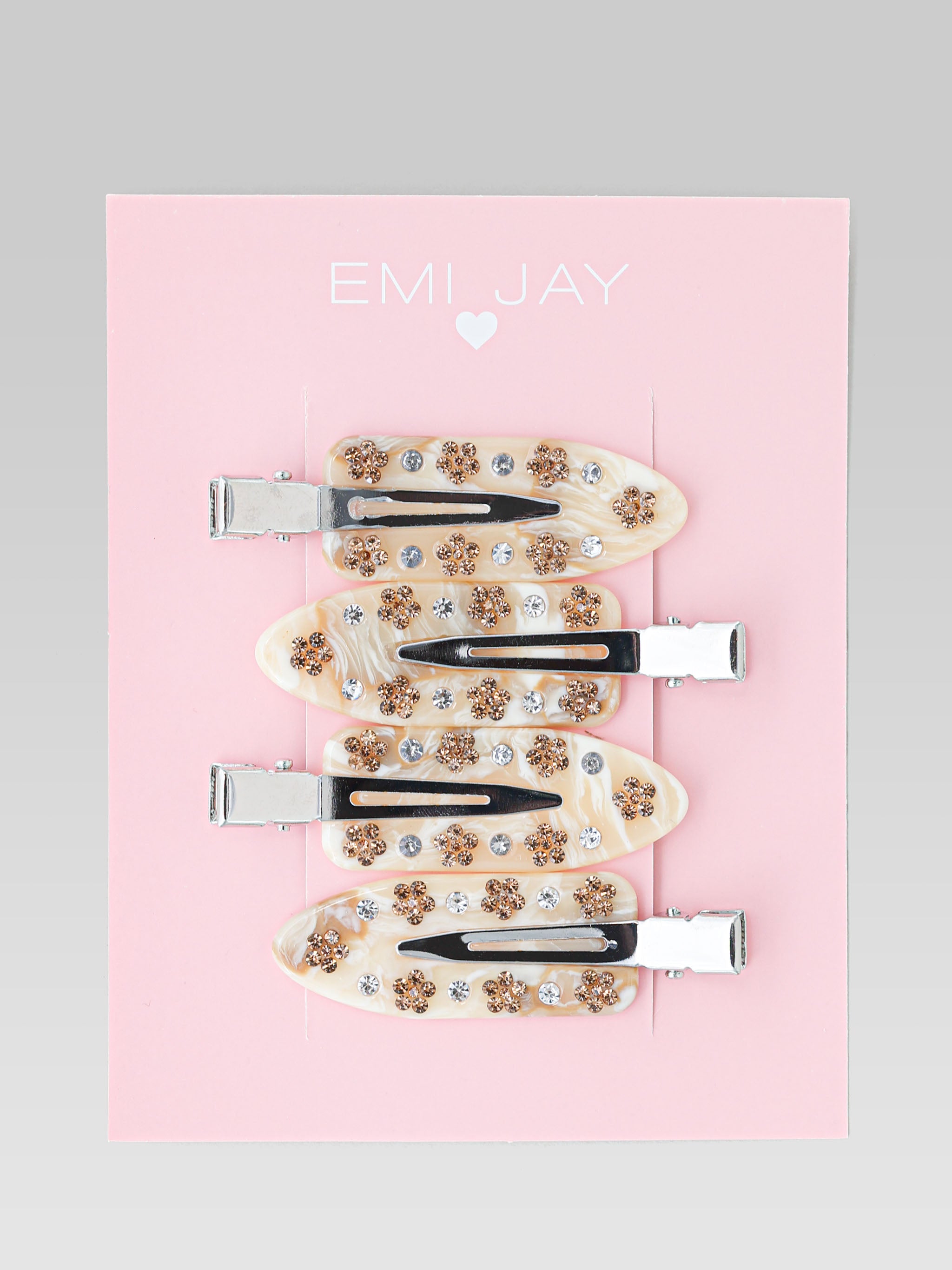 EMI JAY Popstar Clips in Biscotti Baby packaging
