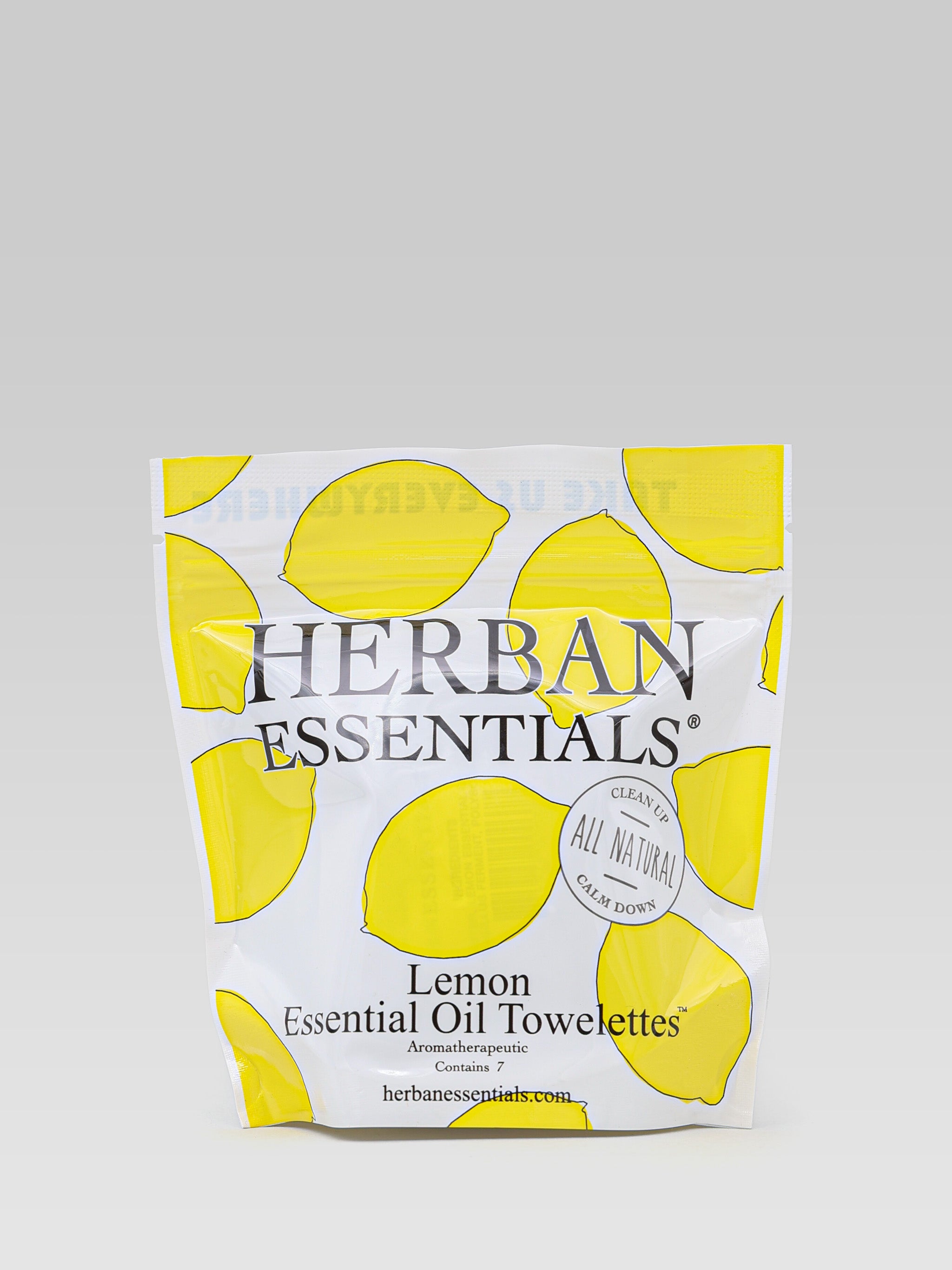 Herban Essentials Lemon Essential Oil Towelettes