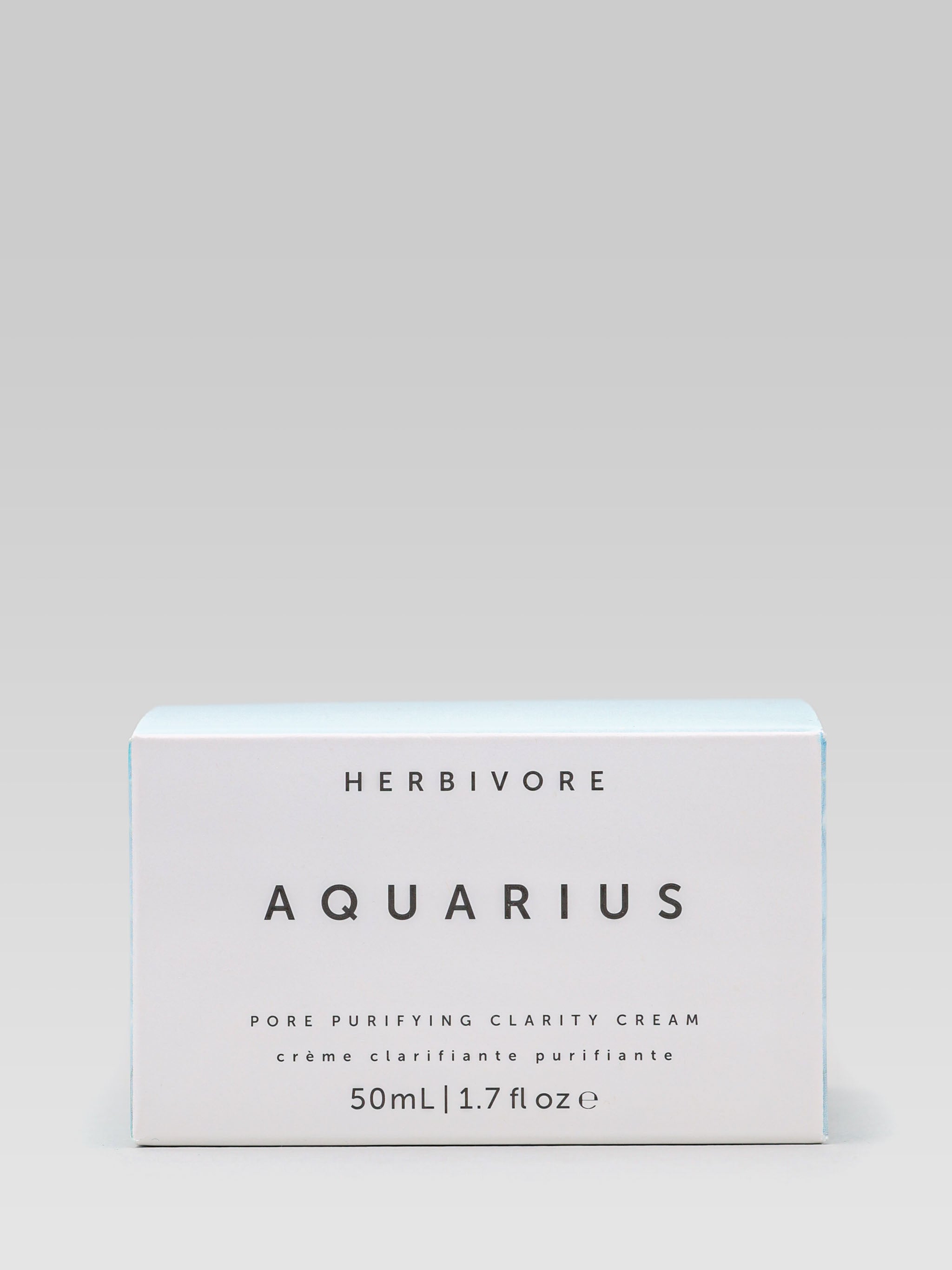 HERBIVORE BOTANICALS Aquarius Pore Purifying Clarity Cream Packaging