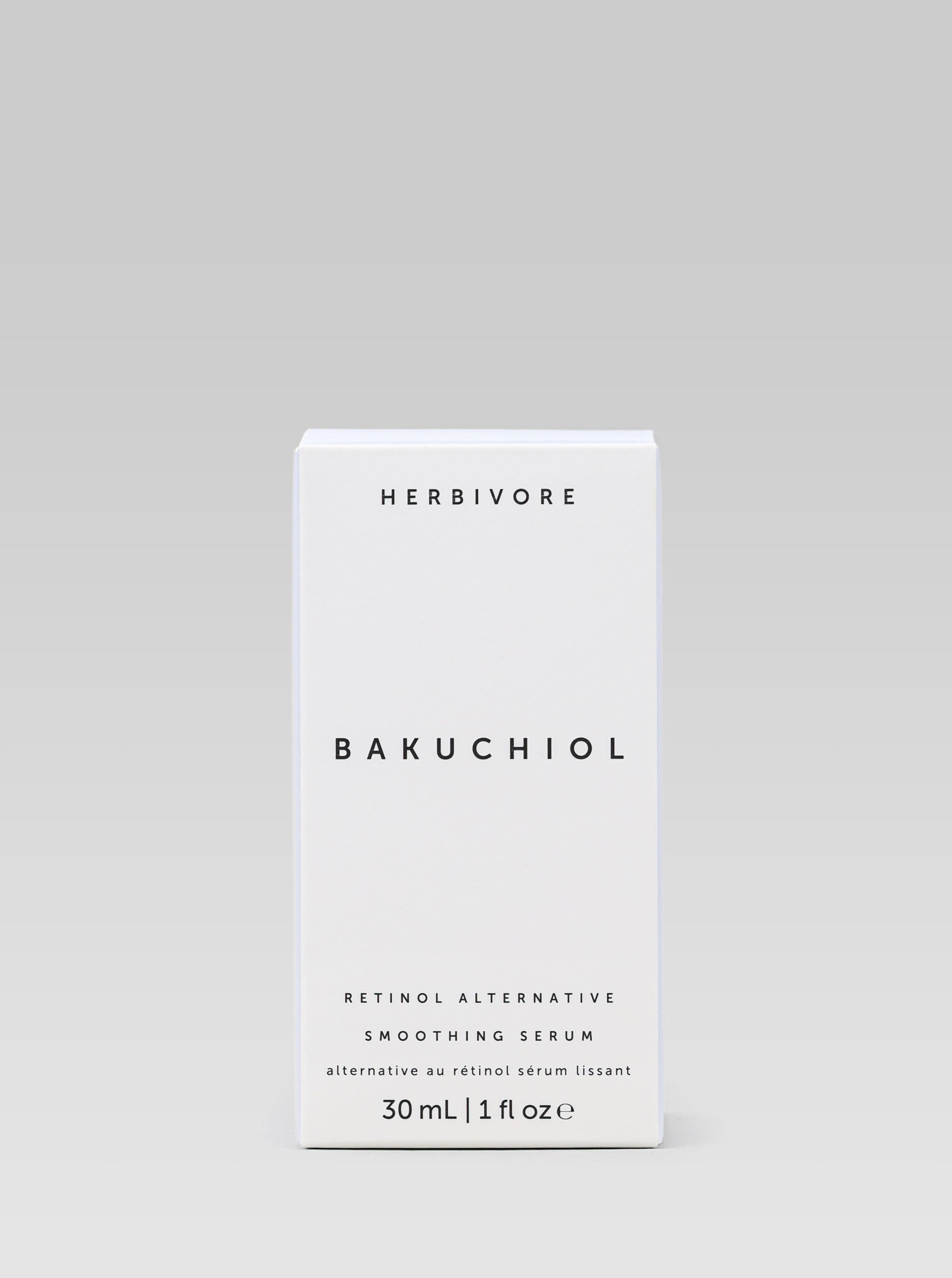 HERBIVORE BOTANICALS Bakuchiol Retinol Alternative Smoothing Serum Product Packaging