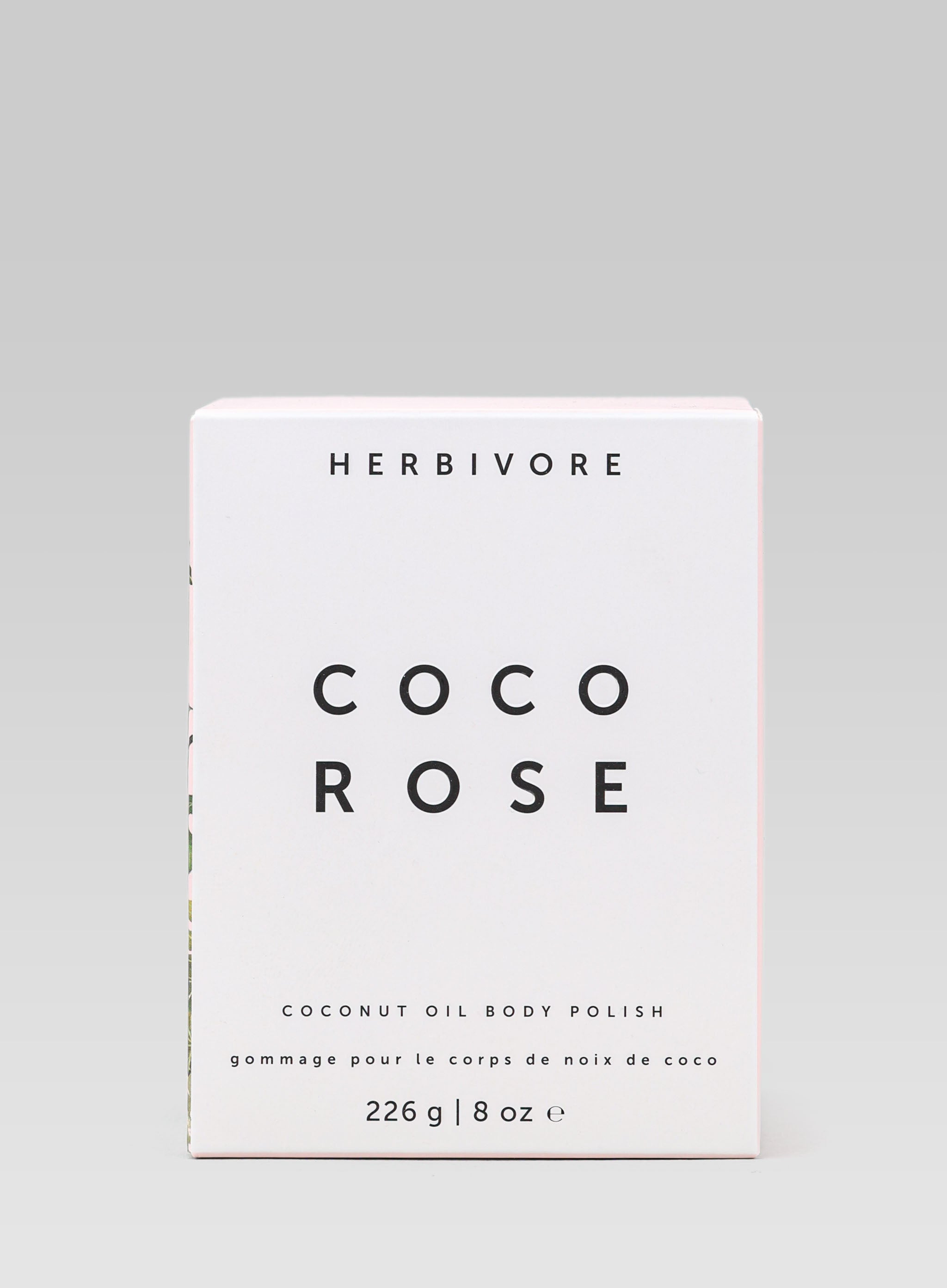 HERBIVORE BOTANICALS Body Polish Coco Rose Product Packaging