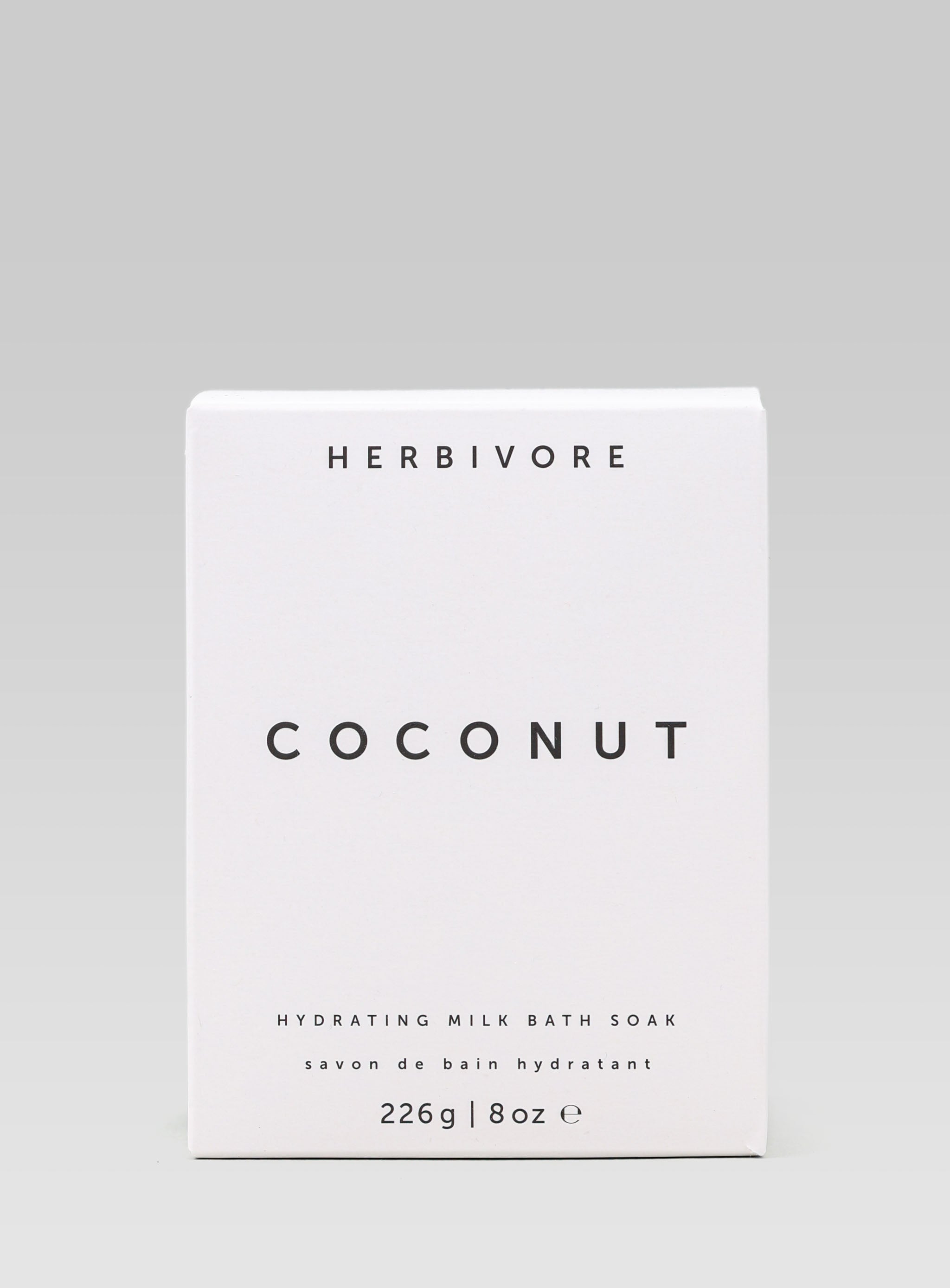 HERBIVORE BOTANICALS Coconut Milk Bath Soak product packaging 