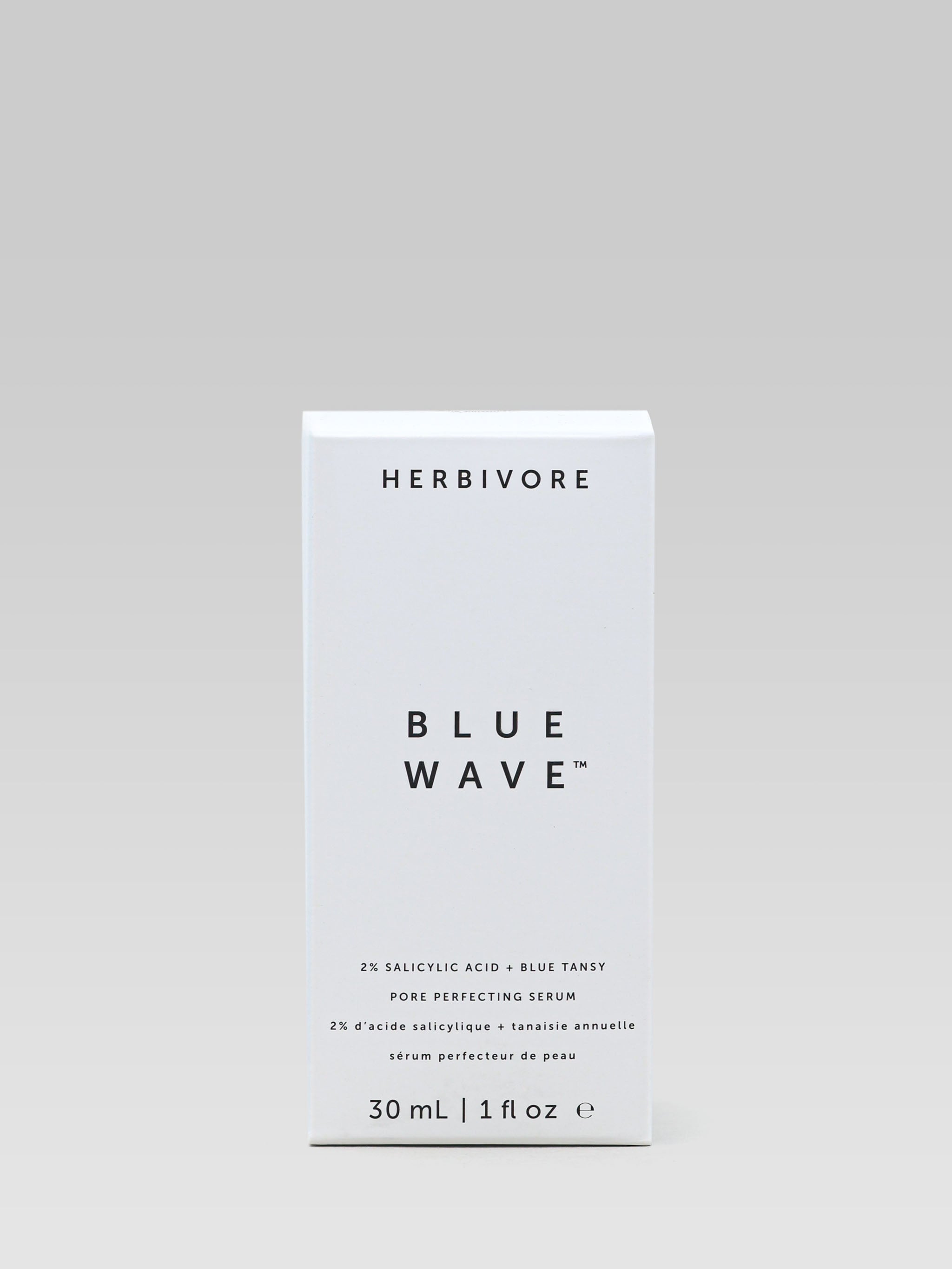 HERBIVORE BOTANICALS Blue Wave 2% Salicylic Acid Serum packaging