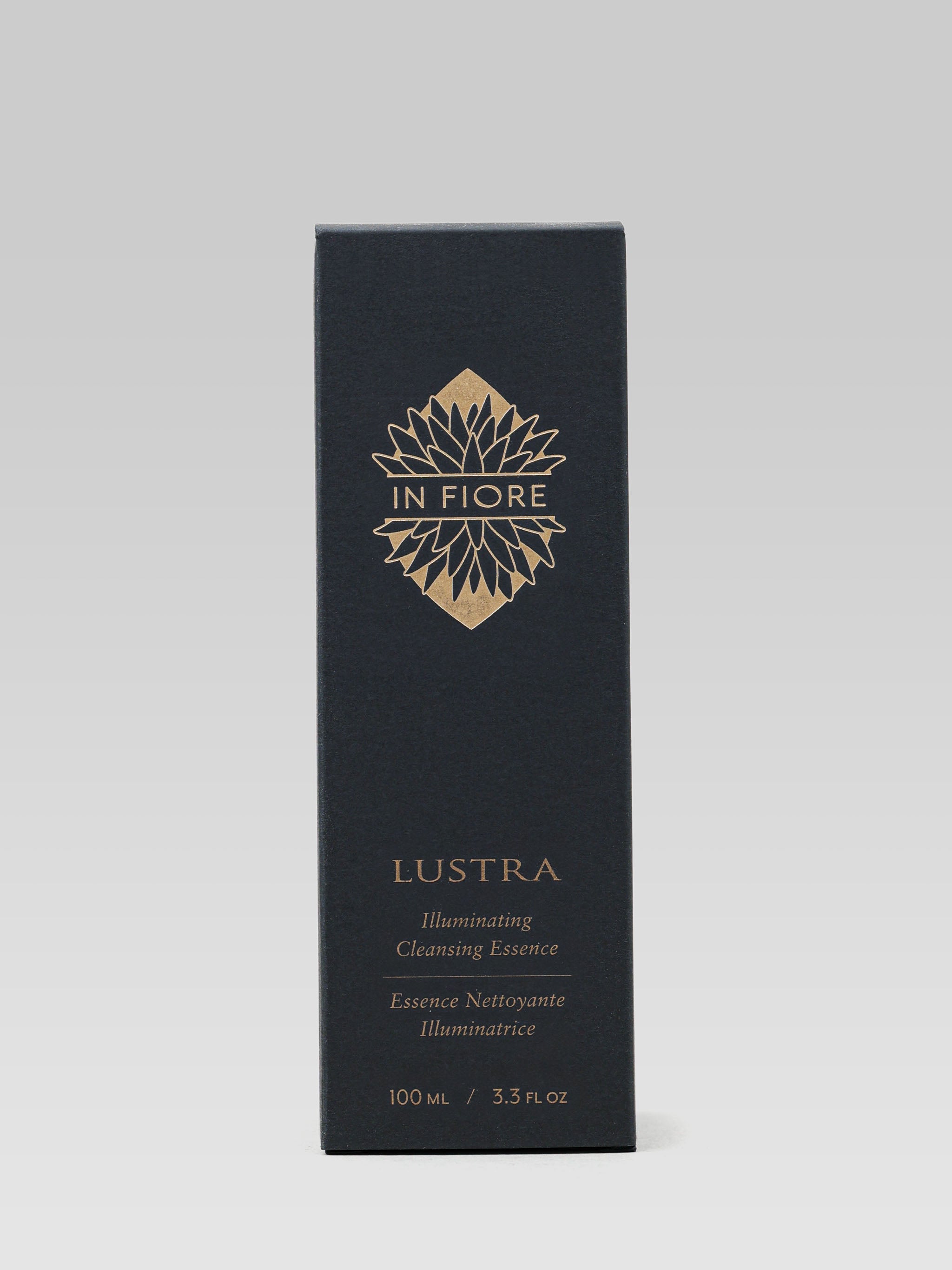 IN FIORE Lustra Illuminating Cleansing Essence product packaging