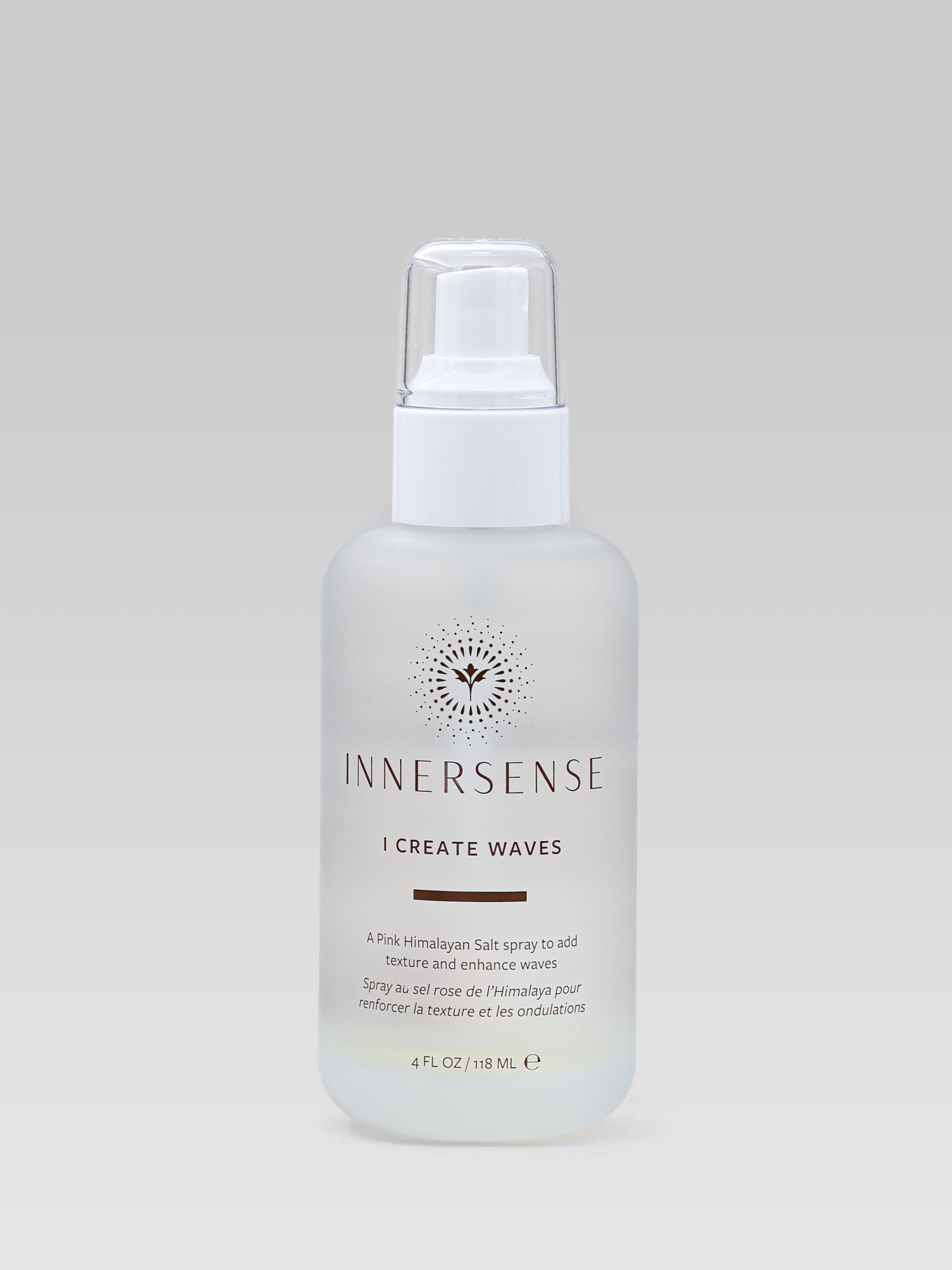 INNERSENSE I Create Waves Pink Himalayan Salt Spray to add texture and enhance waves 118 ml