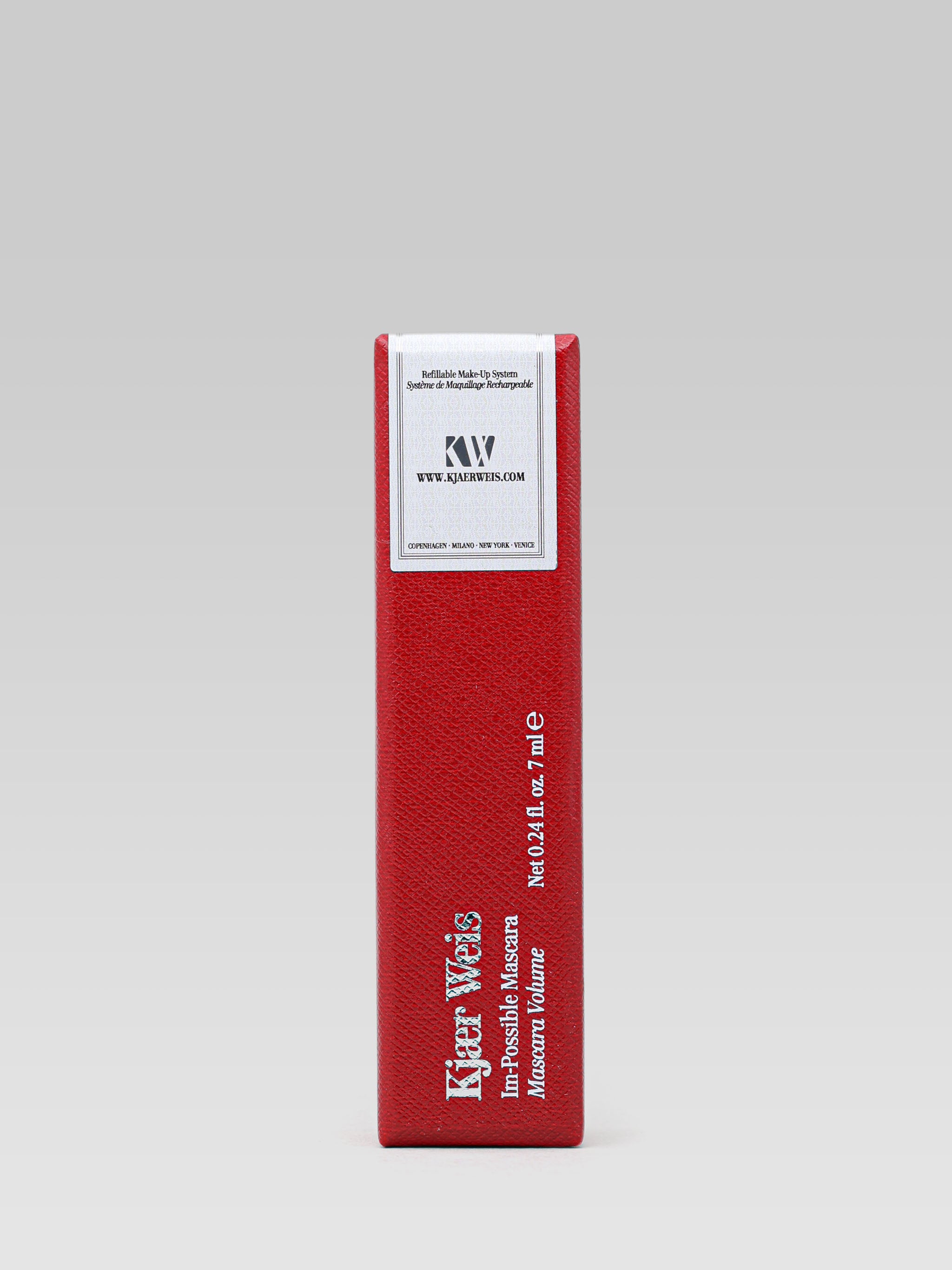 Kjaer Weis Im-Possible Mascara product packaging 