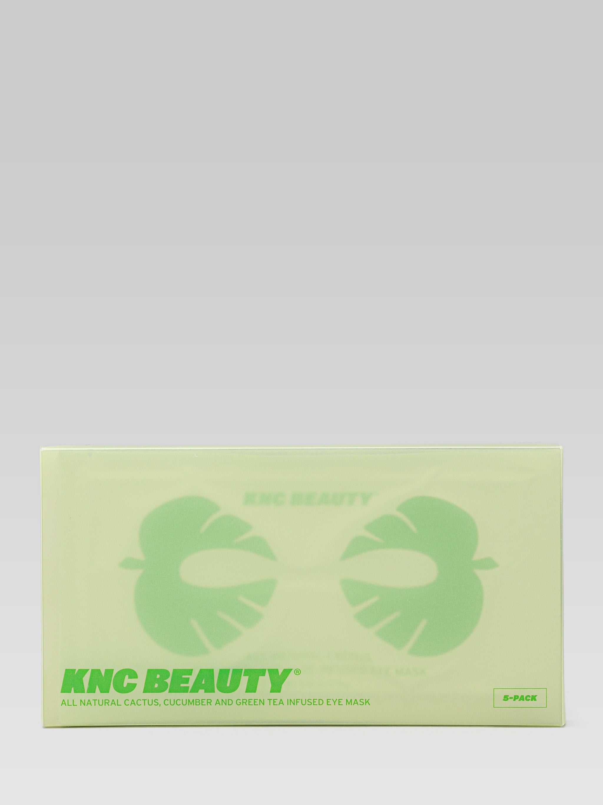 KNC BEAUTY Cactus, Cucumber and Green Tea Infused Eye Mask product packaging