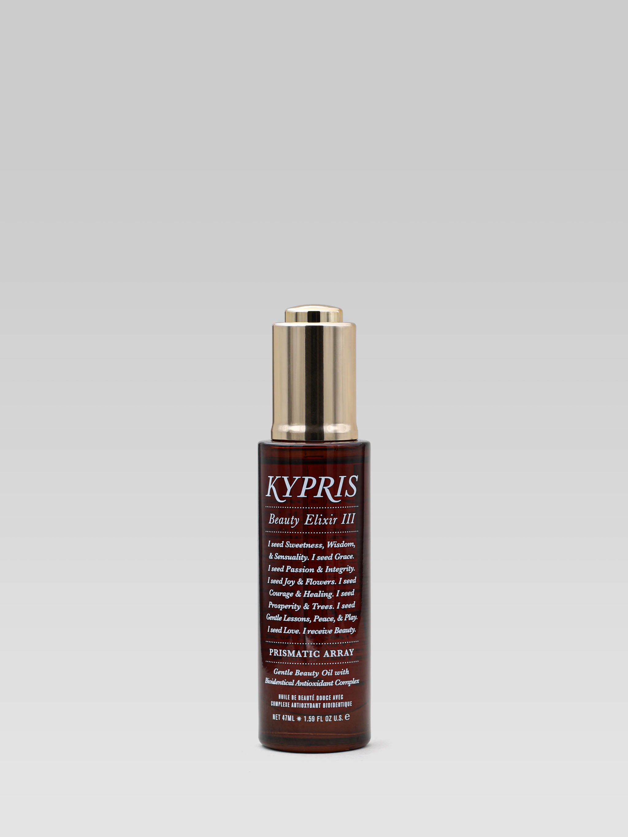 Kypris Beauty Elixir III Prismatic Array Moisturizing Face Oil product shot 