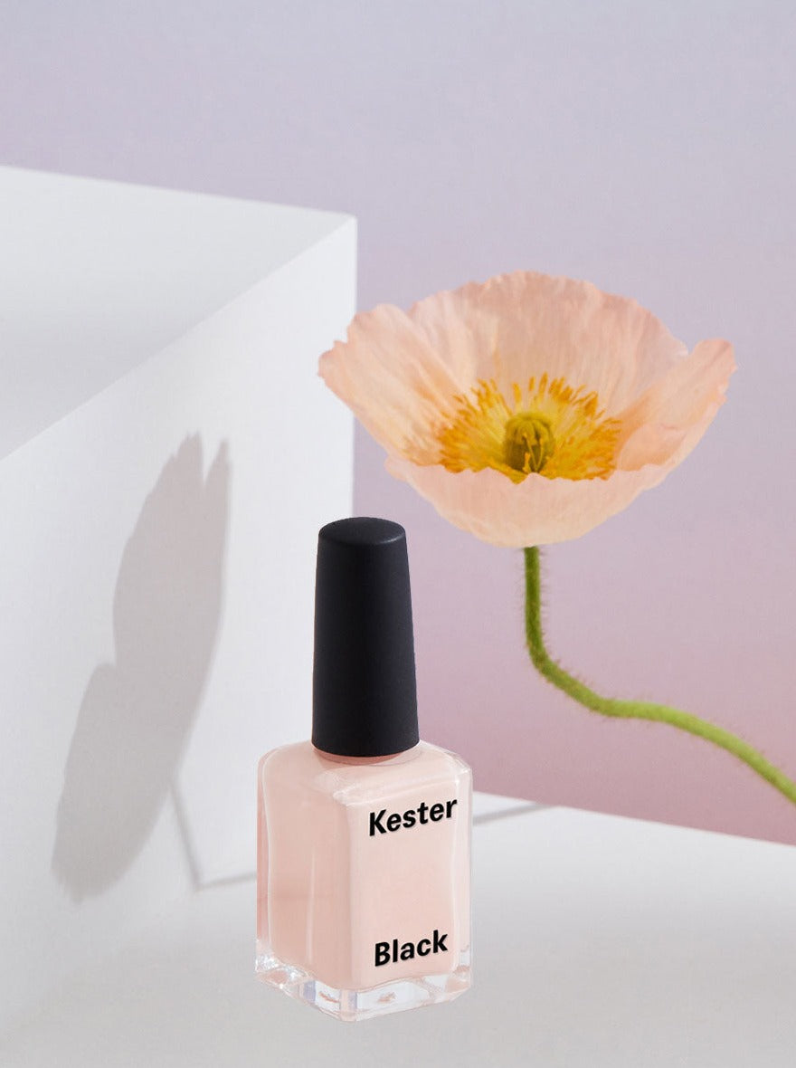 Kester Black Blossom Nail Polish Campaign Blush Peach 