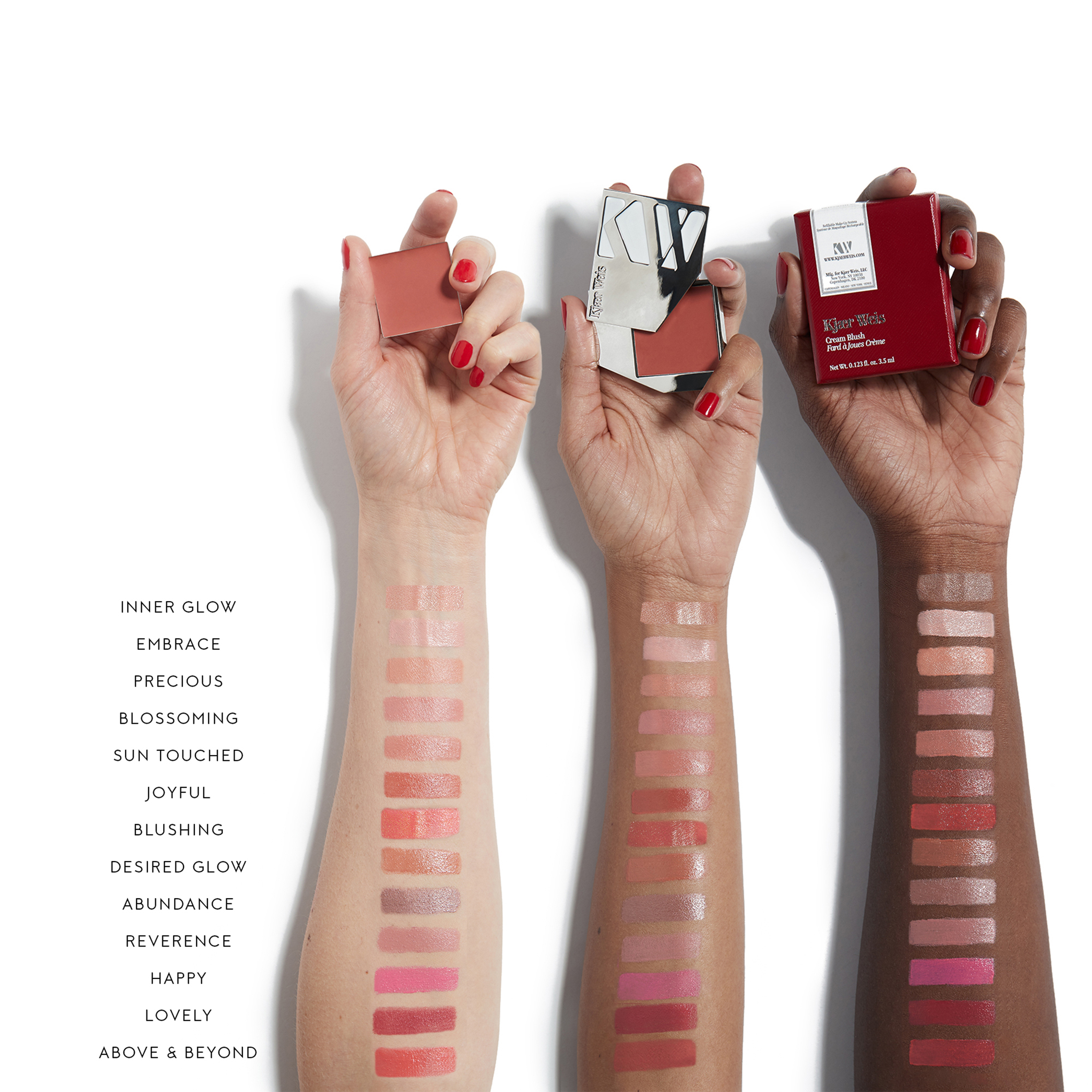 Kjaer Weis Cream Blush Swatches