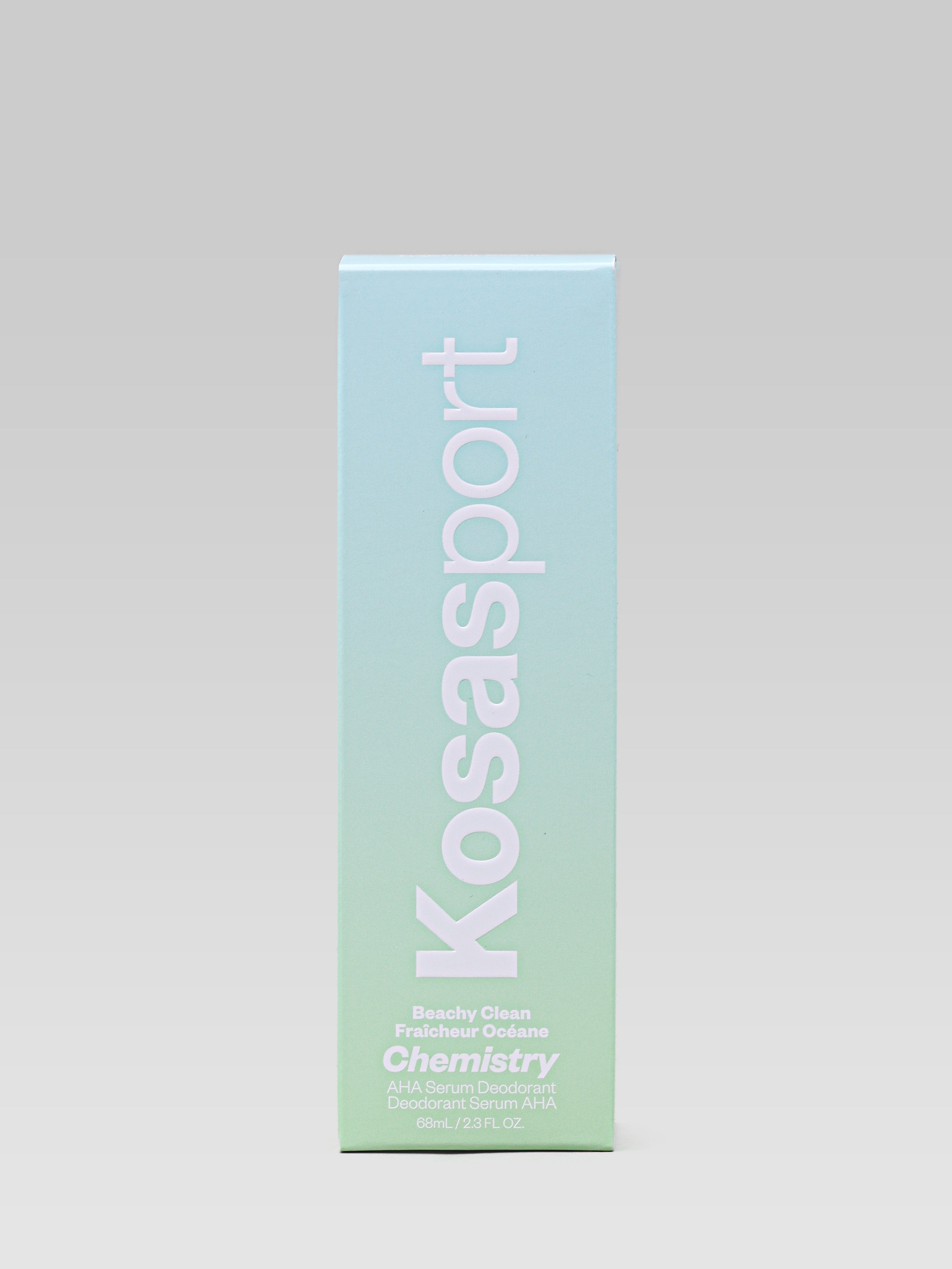 KOSAS Chemistry Deodorant in Beachy Clean packaging