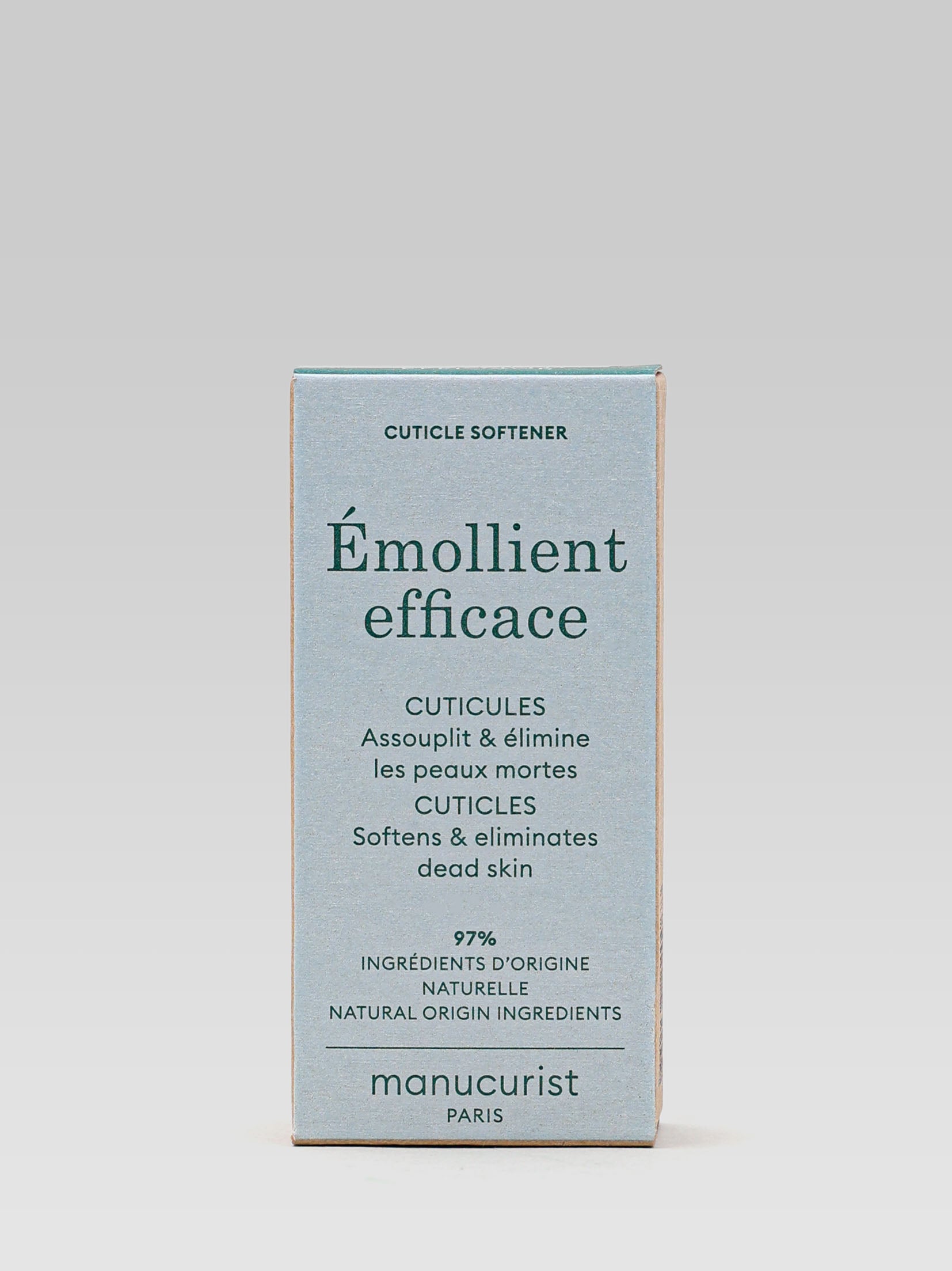 MANUCURIST Emollient Efficace - Hydrating Cuticle Remover Softens & eliminates dead skin packaging