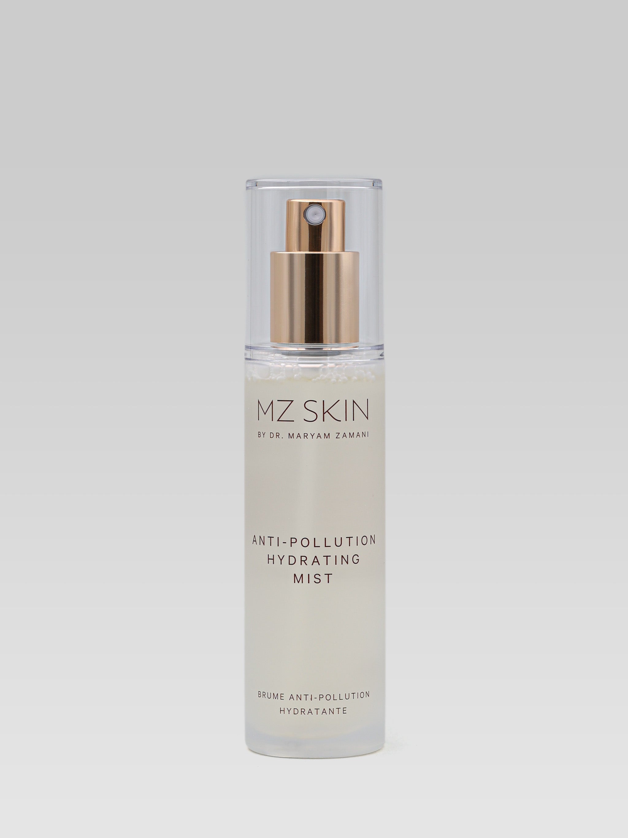 MZ Skin Anti Pollution Hydrating Mist product shot Tonic Face Water 