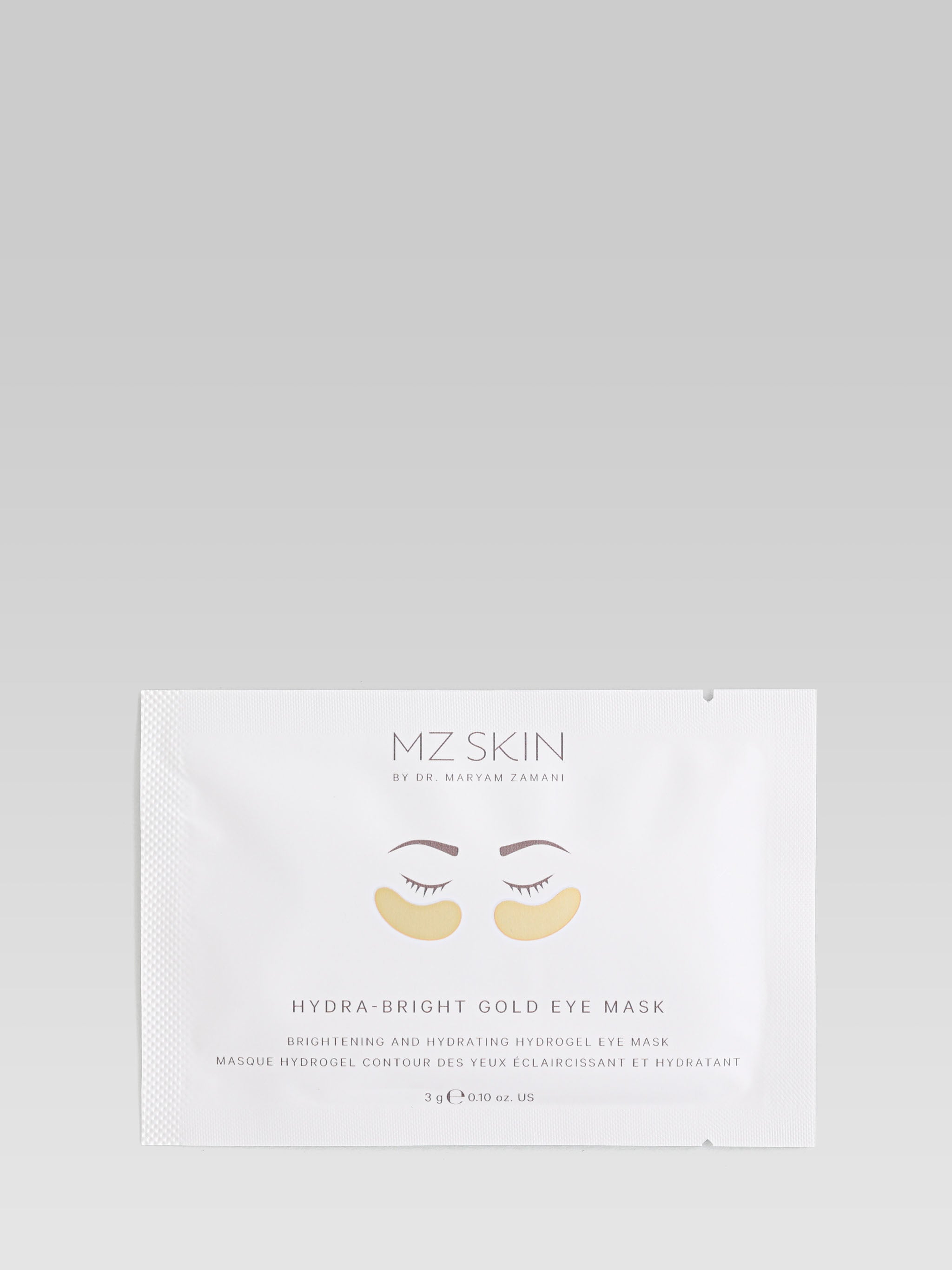 MZ SKIN Hydra-Bright Gold Eye Mask product shot