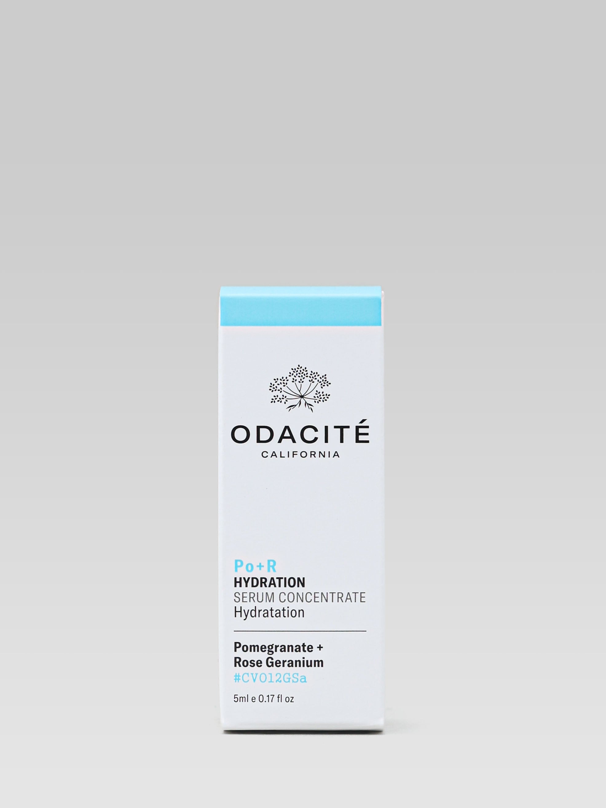 ODACITÉ Po and R Hydration Booster product packaging