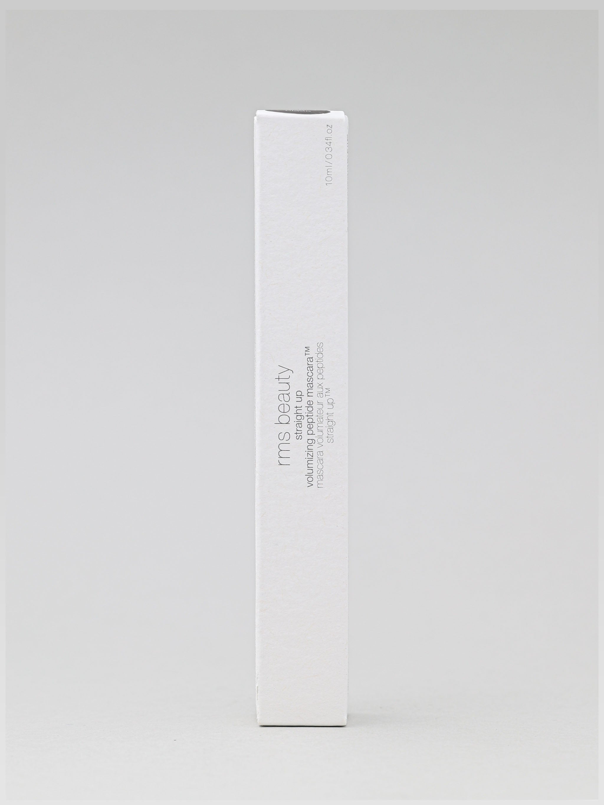 RMS BEAUTY Straight Up™ Volumizing Peptide Mascara product packaging