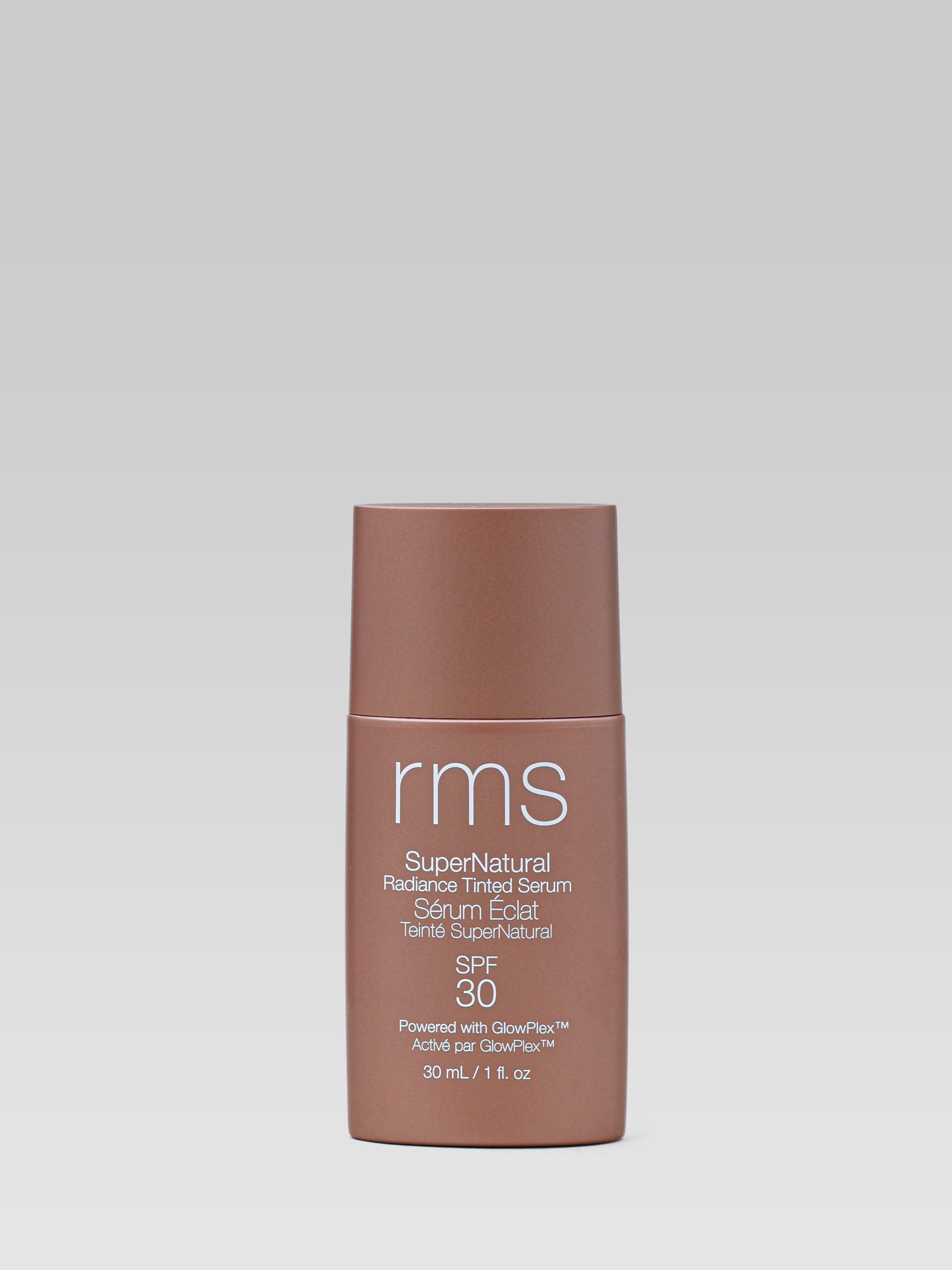 RMS Supernatural Radiance Serum in Dark Aura SPF 30 Teint Super Natural Radiance Tinted Serum product shot