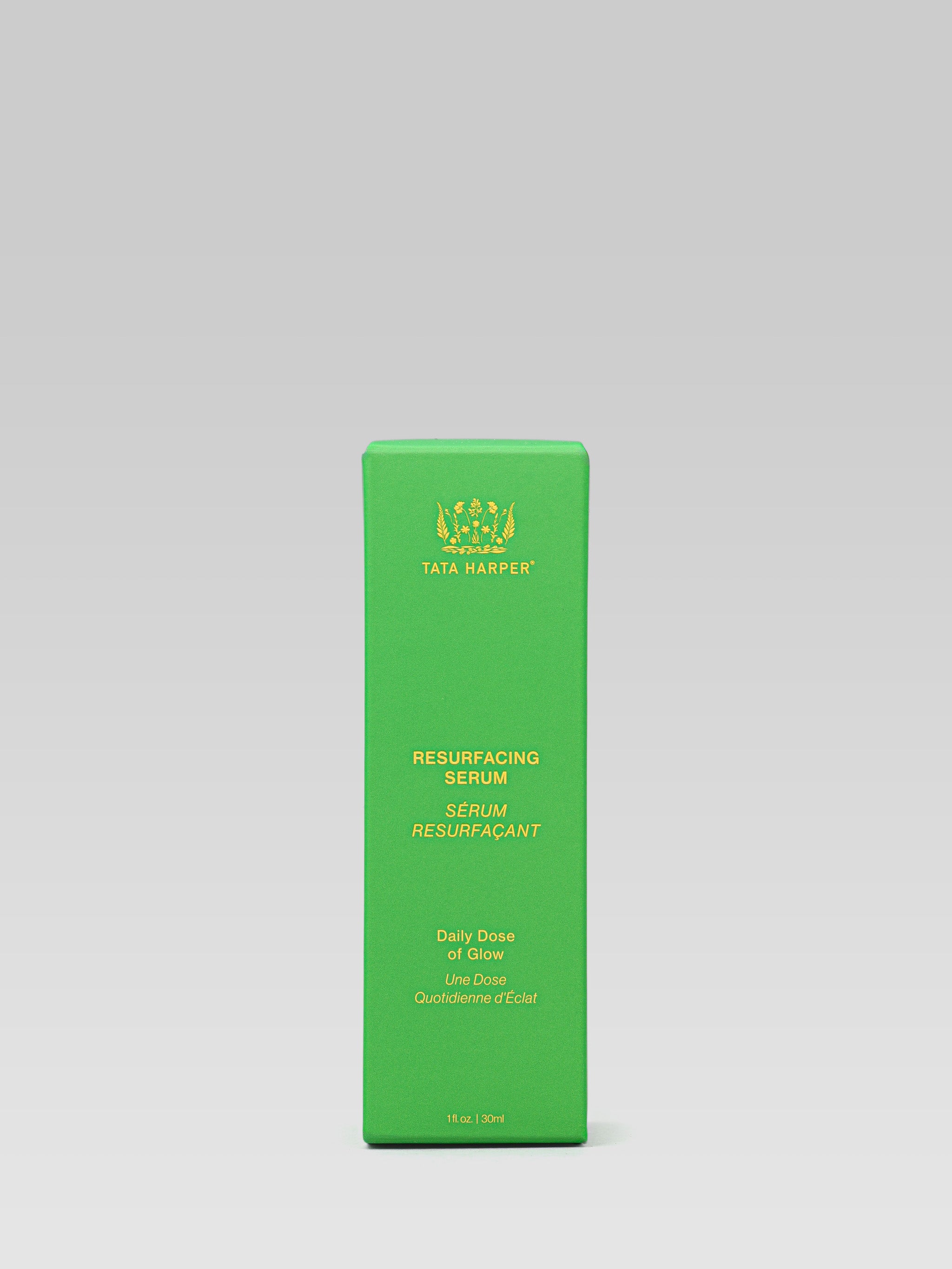 TATA HARPER Resurfacing Serum product packaging 