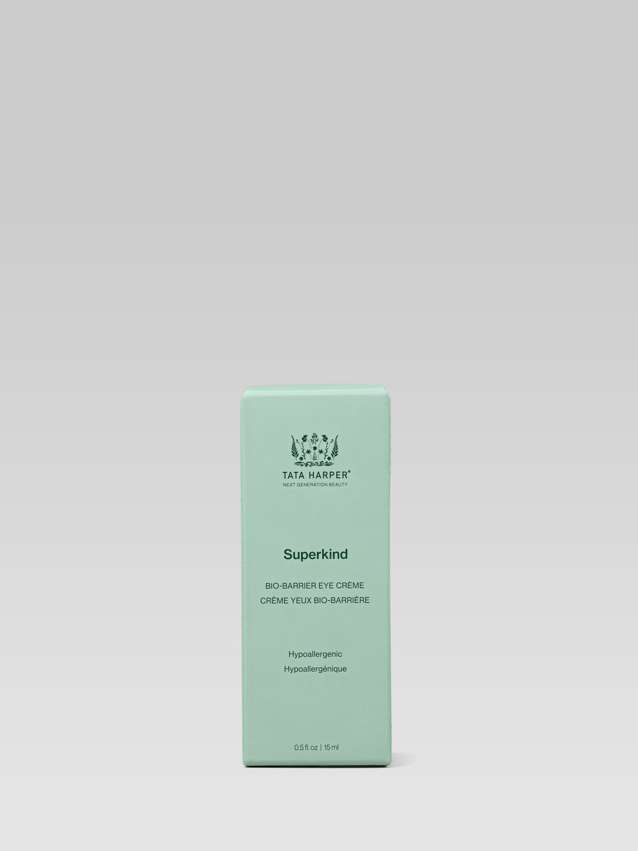 TATA HARPER Superkind Bio-Barrier Eye Crème product packaging 