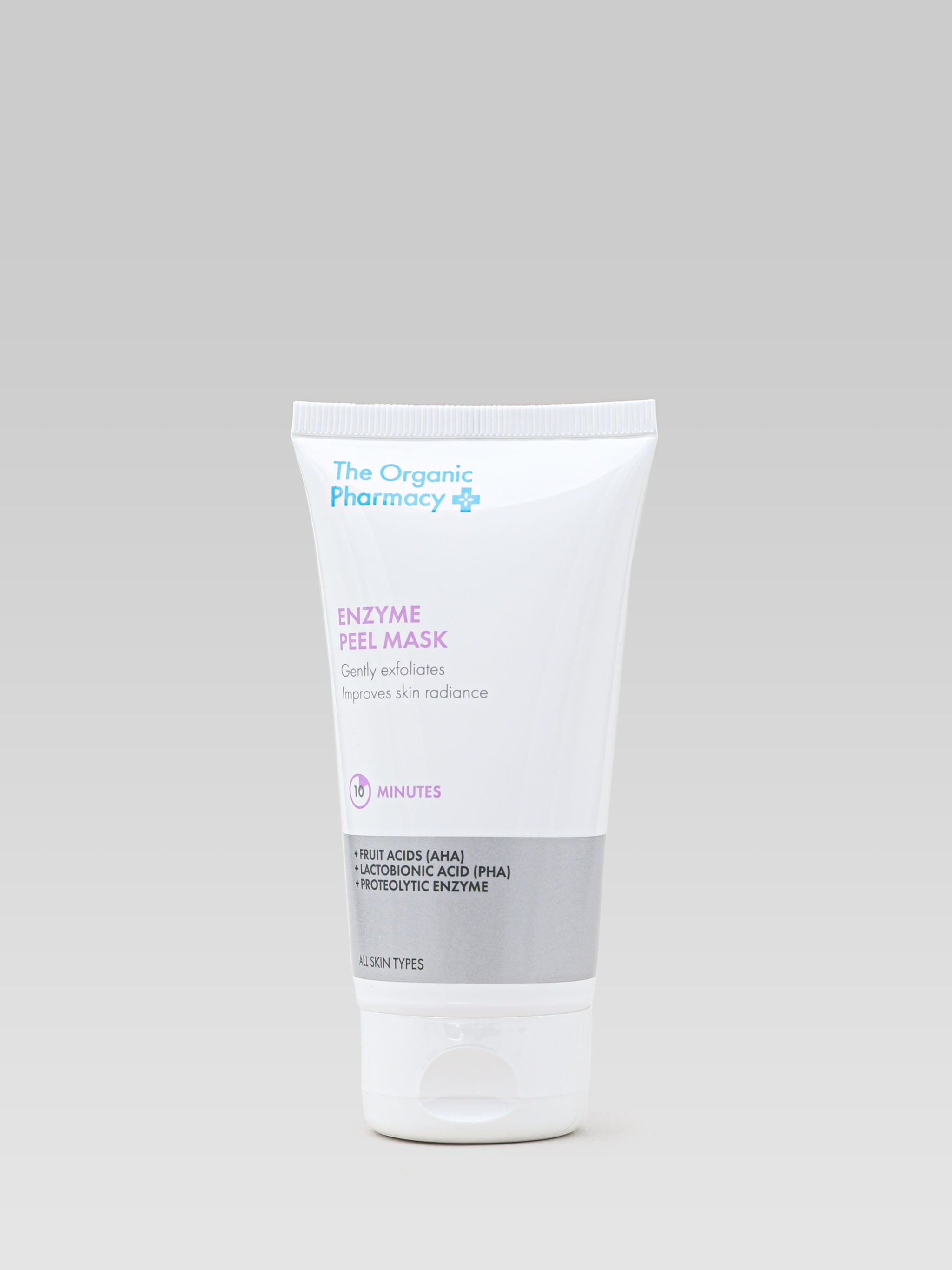 THE ORGANIC PHARMACY Enzyme Peel Mask gently exfoliates with AHA, PHA, and Enzymes. All skin types. product shot