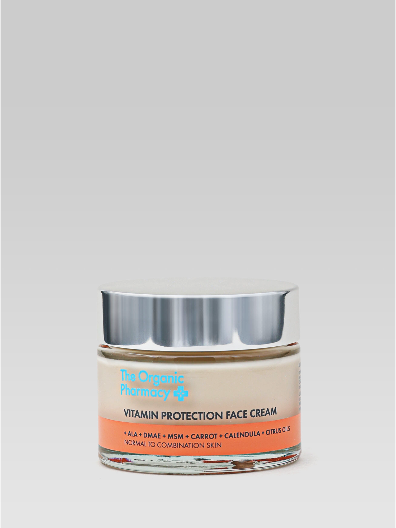THE ORGANIC PHARMACY Vitamin Protection Face Cream Ala, DMAE, Carrot, Calendula, Citrus Oils normal to combination skin product shot