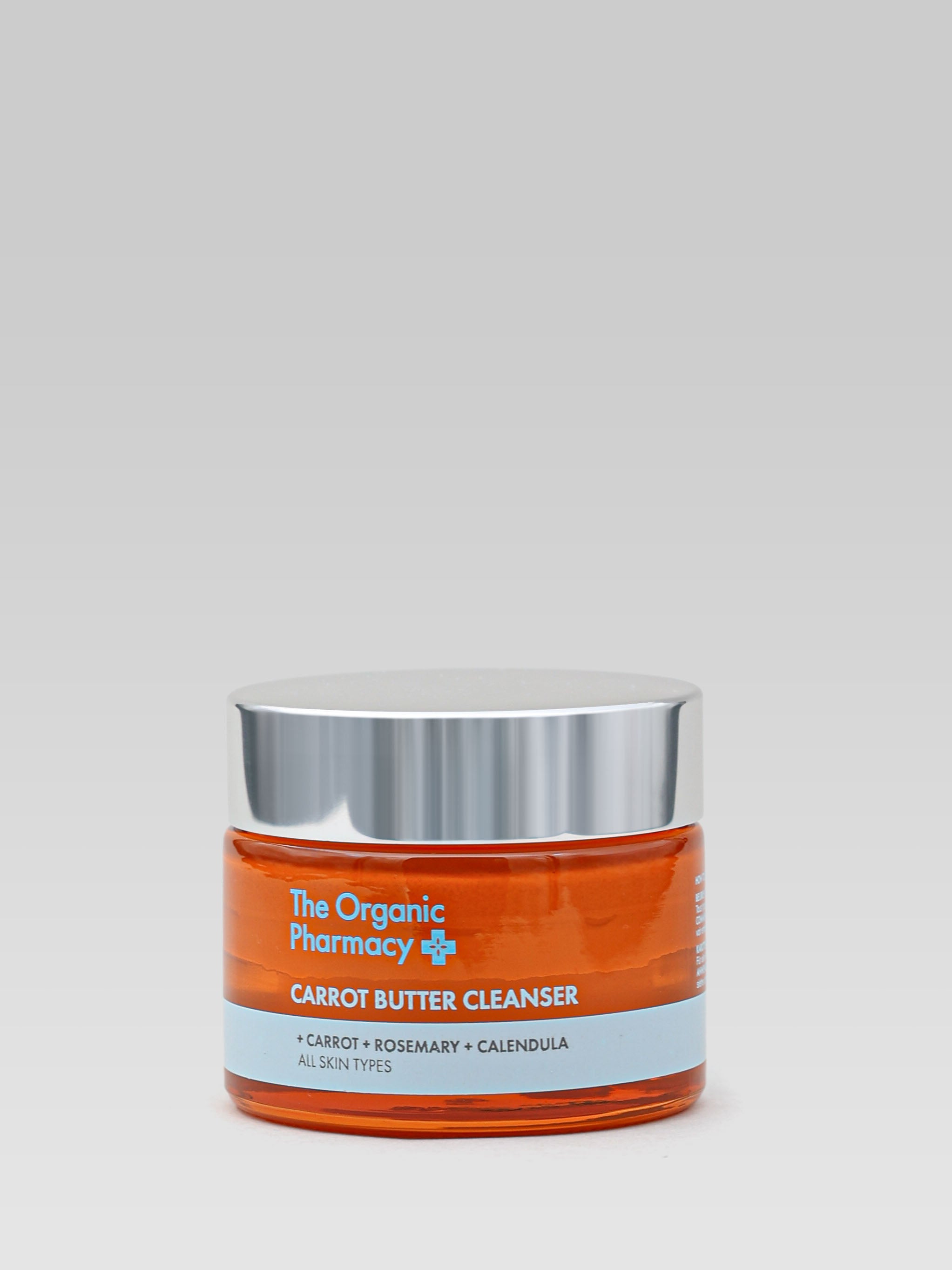 THE ORGANIC PHARMACY Carrot Butter Cleanser carrot, rosemary, calendula, all skin types, product shot
