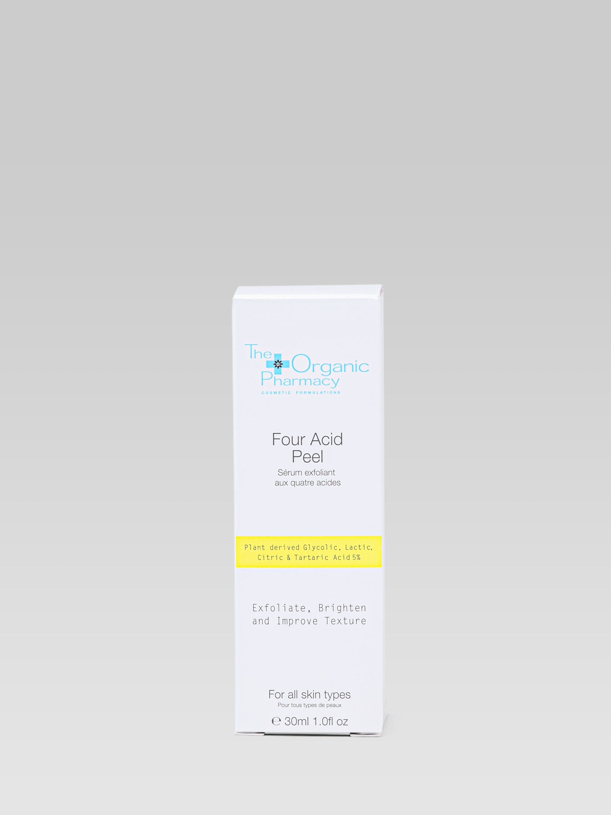 The Organic Pharmacy Four Acid Peel packaging